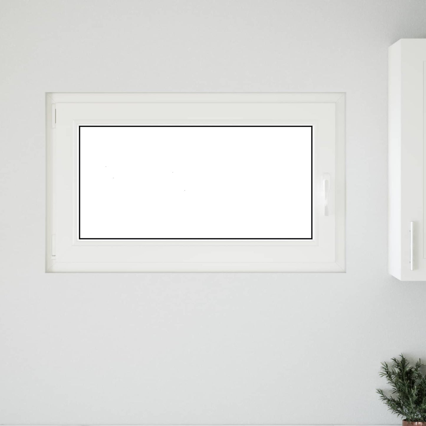 Παράθυρο Κάτω Στρώματος RISOR Λευκός 100 x 70 cm PVC και Γυαλί