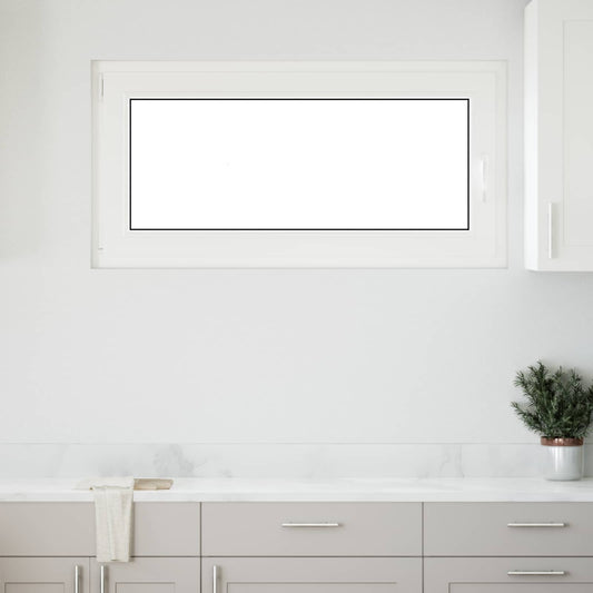 Παράθυρο Κάτω Στρώματος RISOR Λευκός 120 x 60 cm PVC και Γυαλί