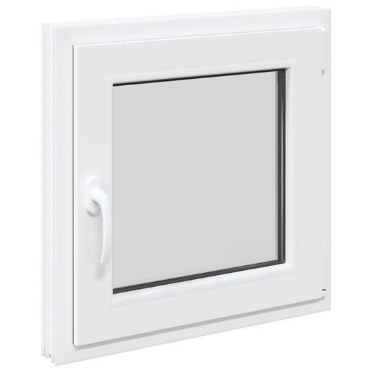 Παράθυρο Κάτω Στρώματος RISOR Λευκός 50 x 50 cm PVC και Γυαλί