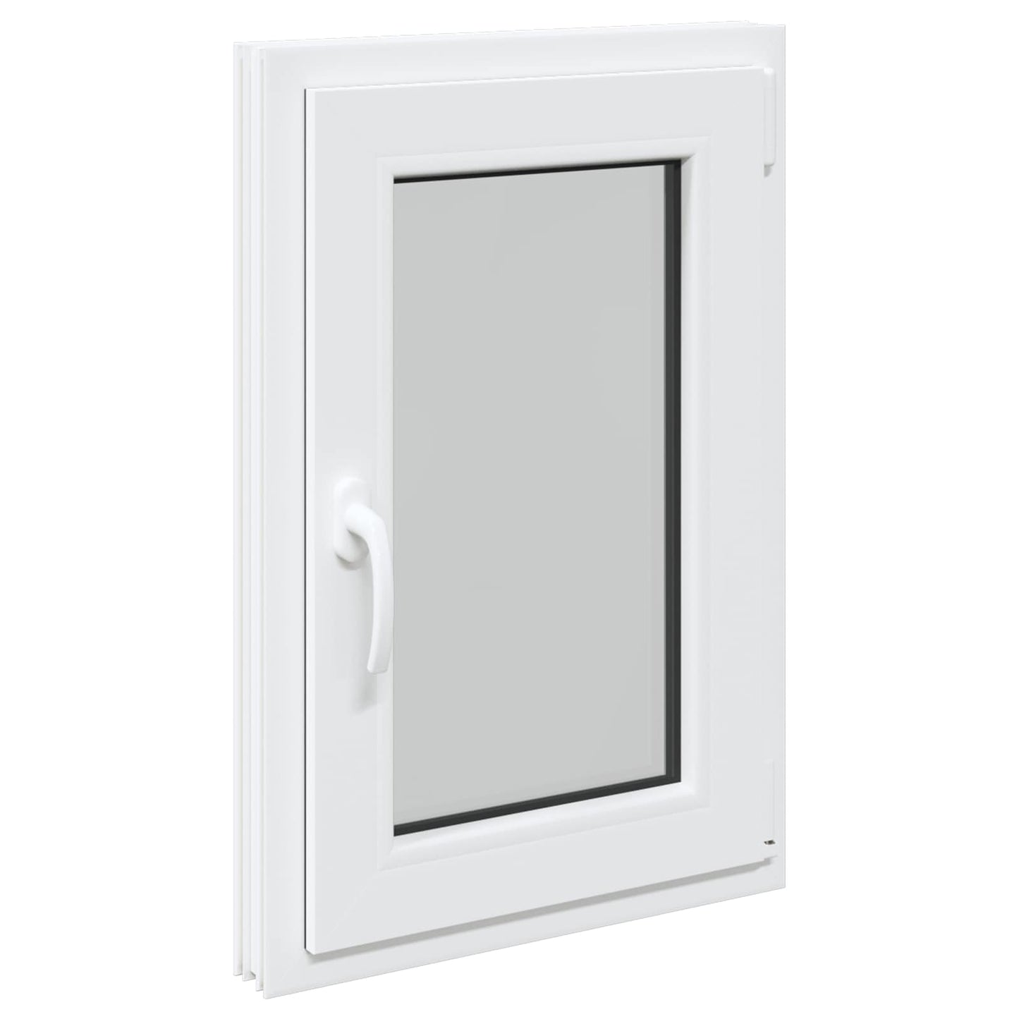 Παράθυρο Κάτω Στρώματος RISOR Λευκός 50 x 75 cm PVC και Γυαλί