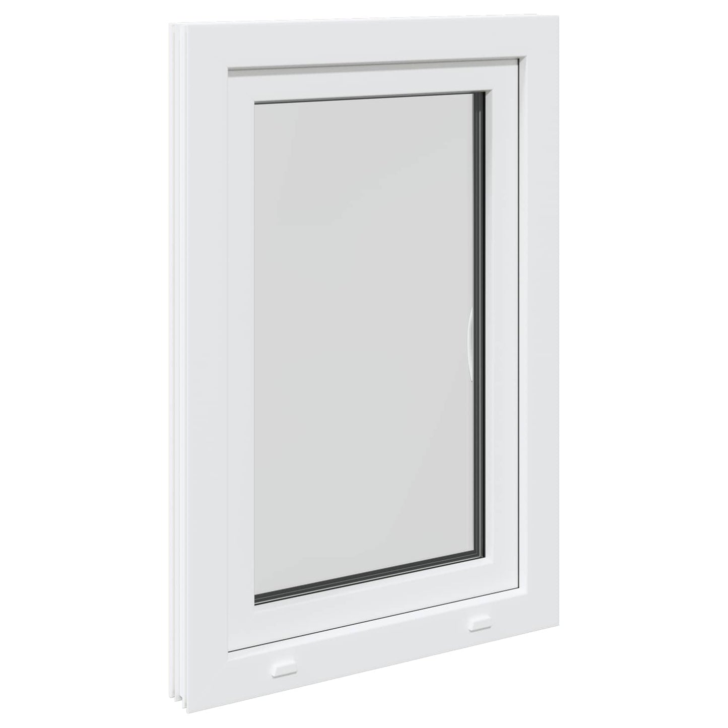 vidaXL Παράθυρο Υπογείου με Κλίση και Στροφή RISOR 60 x 80 cm