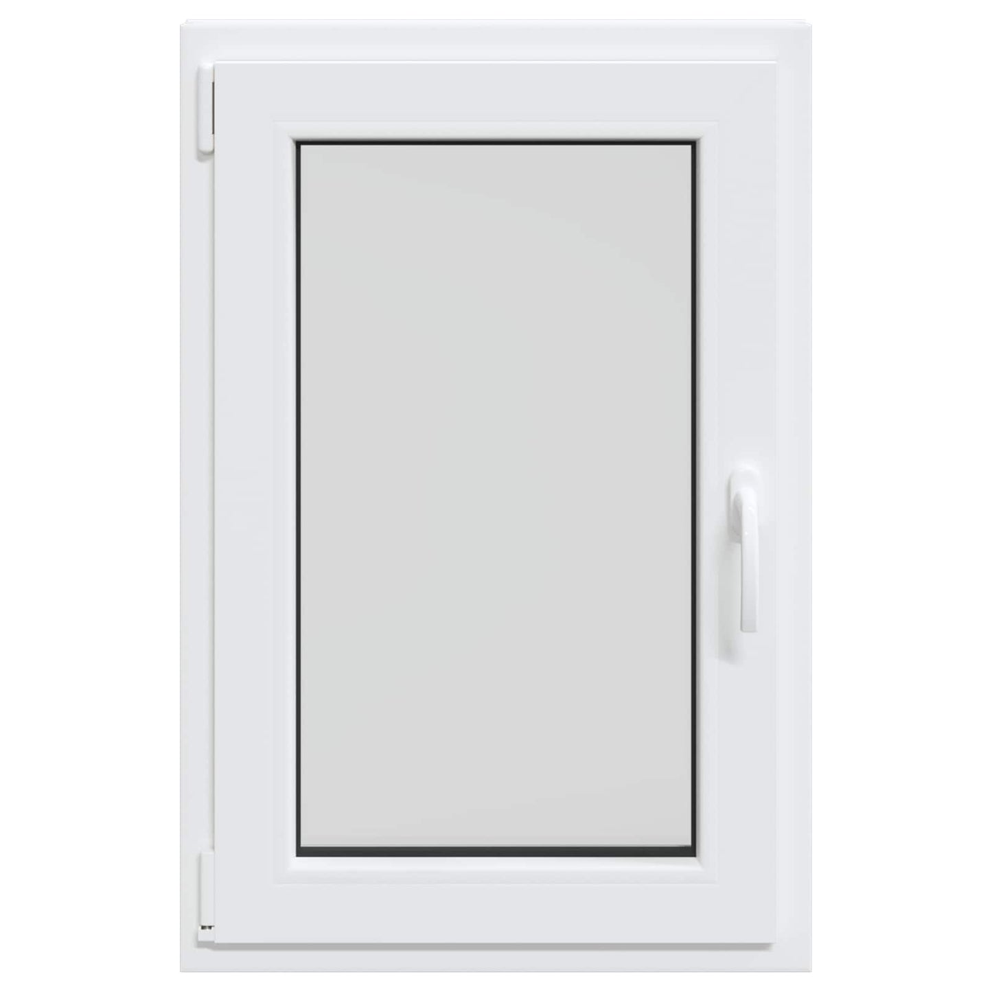 vidaXL Παράθυρο Κάτω Στρώματος RISOR 60 x 80 cm PVC και Γυαλί Λευκό