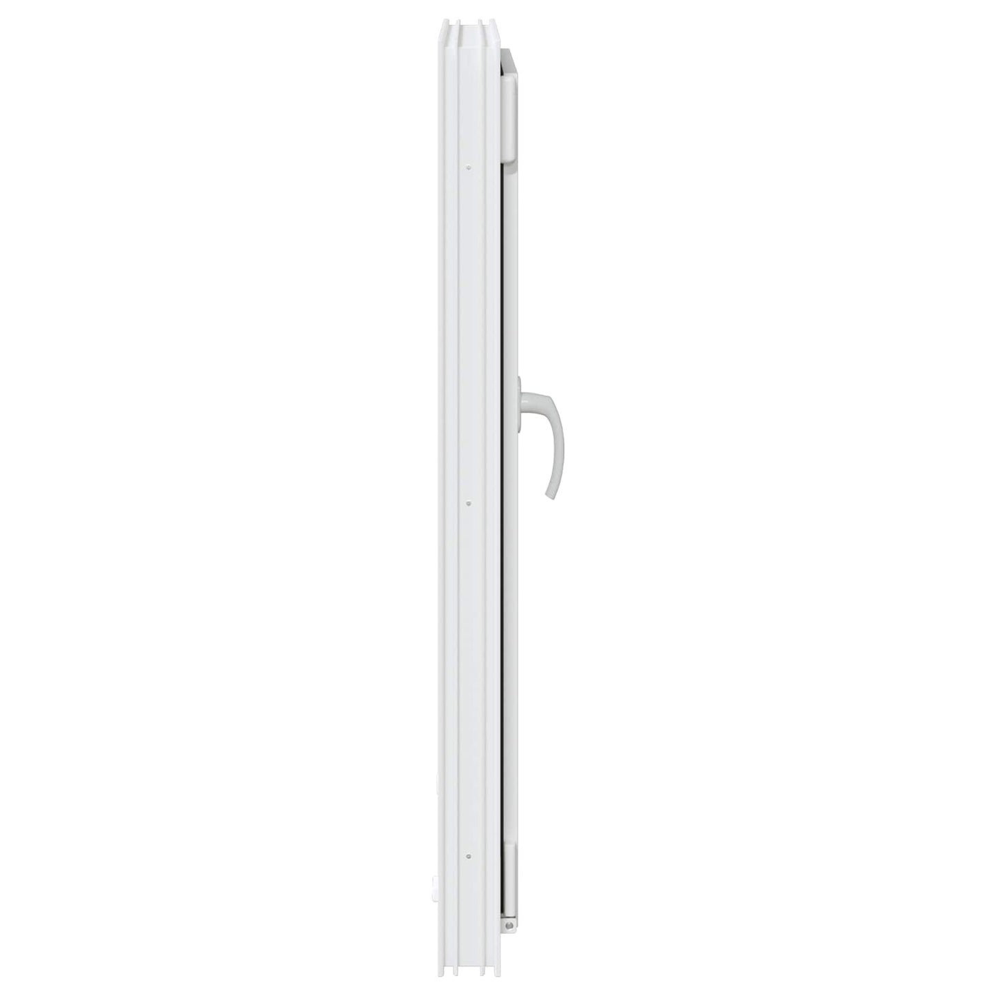 vidaXL Παράθυρο Κάτω Στρώματος RISOR 60 x 80 cm PVC και Γυαλί Λευκό