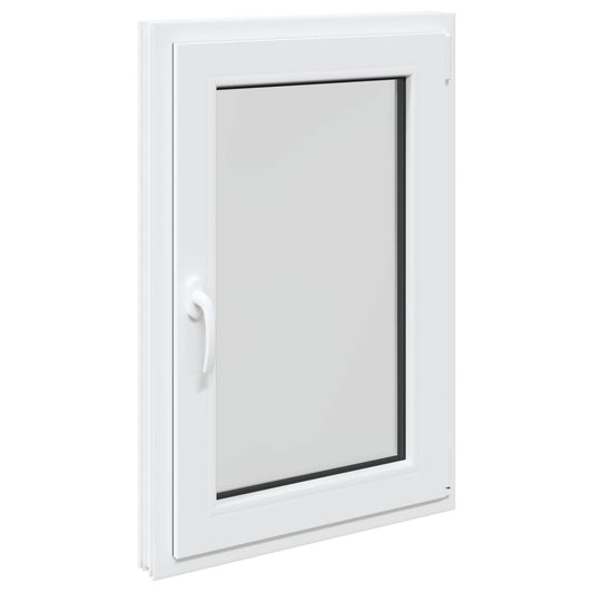 vidaXL Παράθυρο Κάτω Στρώματος RISOR 60 x 90 cm PVC και Γυαλί Λευκό