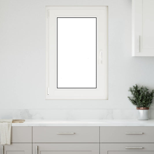 Παράθυρο Κάτω Στρώματος RISOR Λευκός 60 x 90 cm PVC και Γυαλί