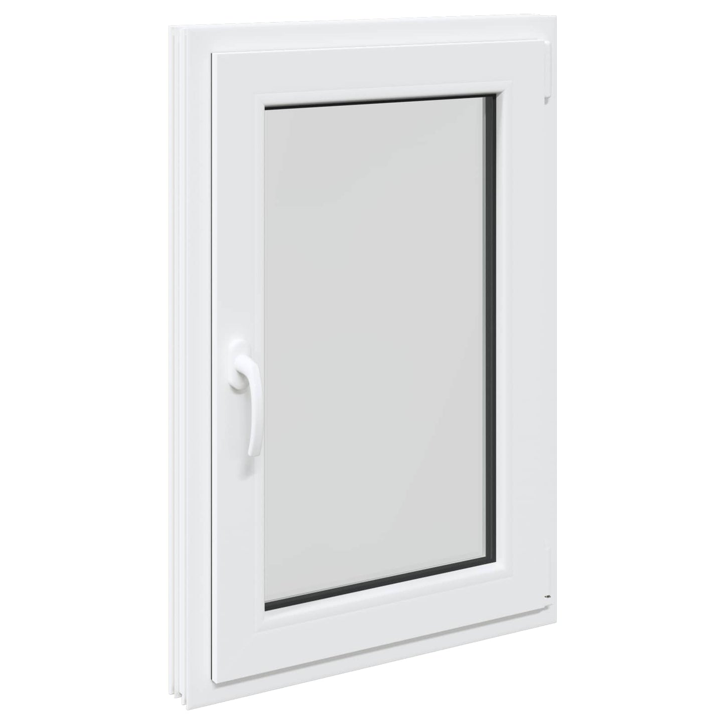Παράθυρο Κάτω Στρώματος RISOR Λευκός 60 x 100 cm PVC και Γυαλί