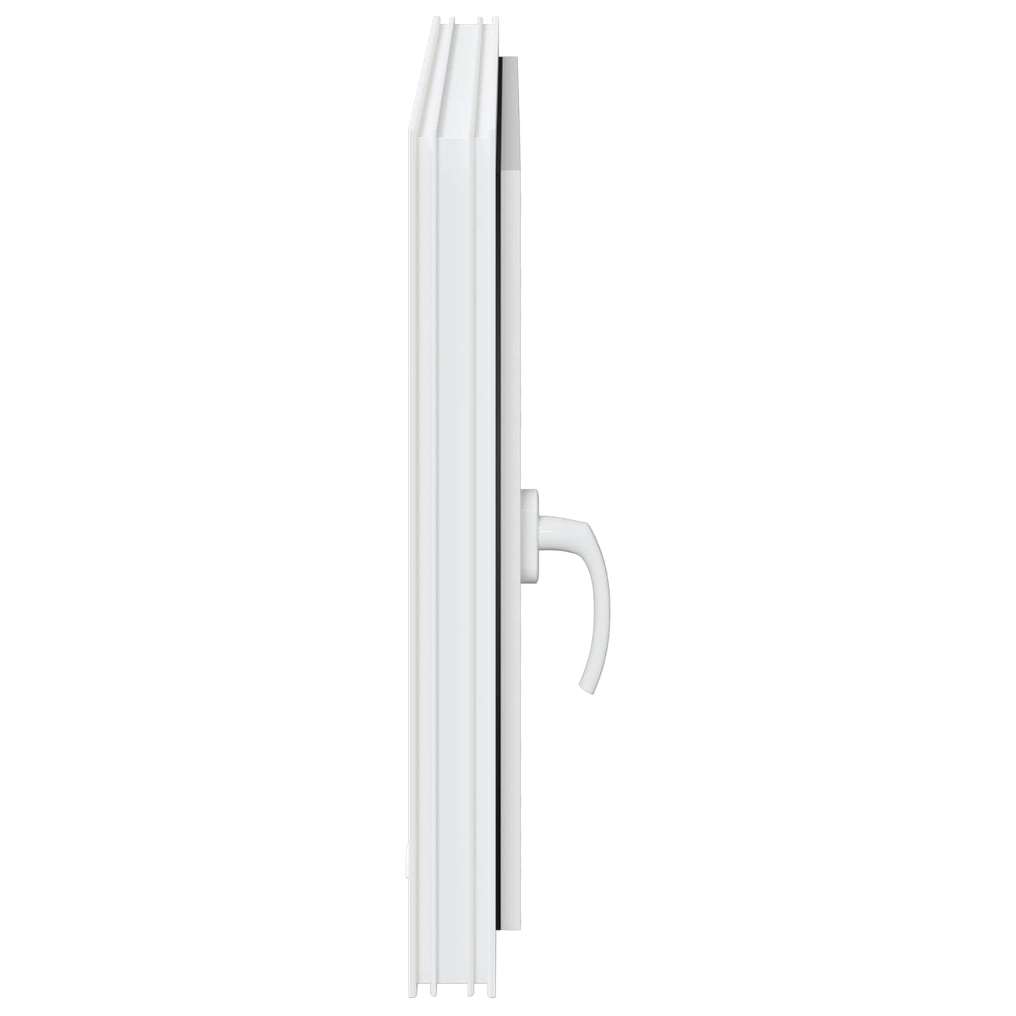Παράθυρο Κάτω Στρώματος RISOR Λευκός 80 x 50 cm PVC και Γυαλί