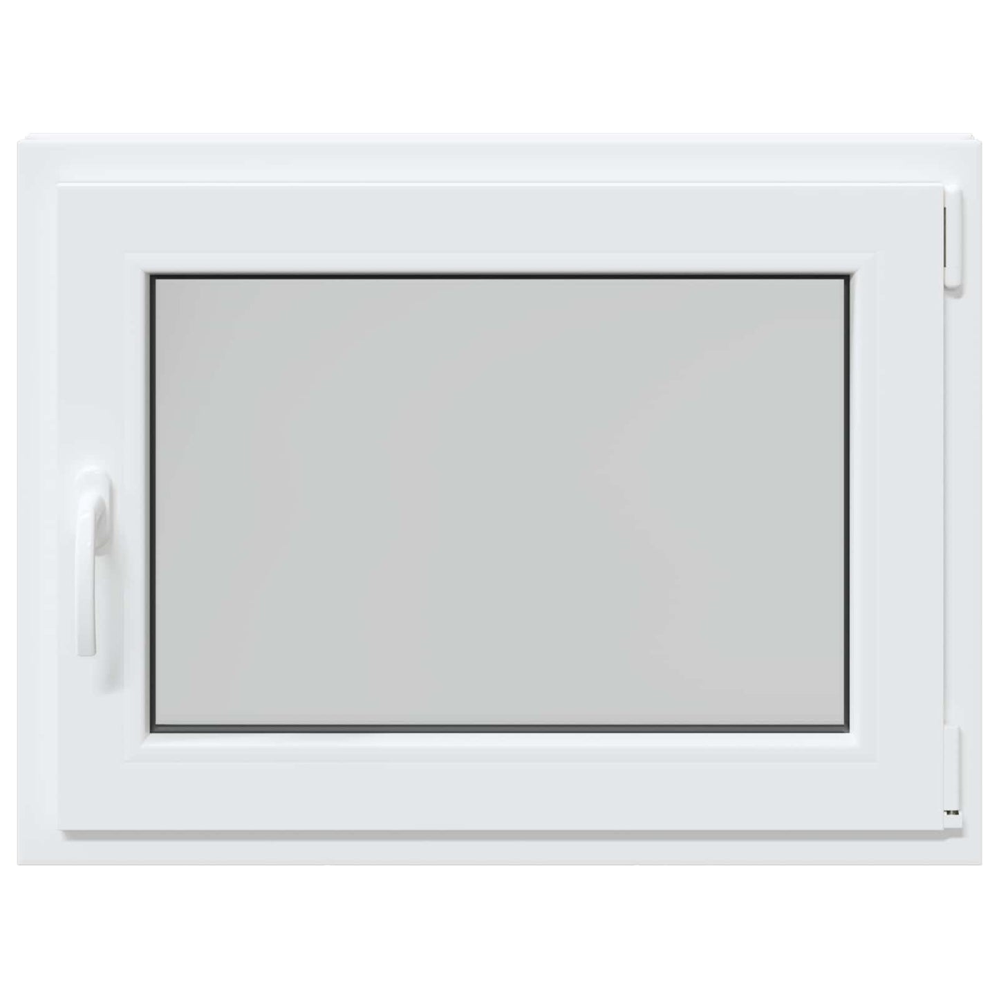 Παράθυρο Κάτω Στρώματος RISOR Λευκός 80 x 60 cm PVC και Γυαλί
