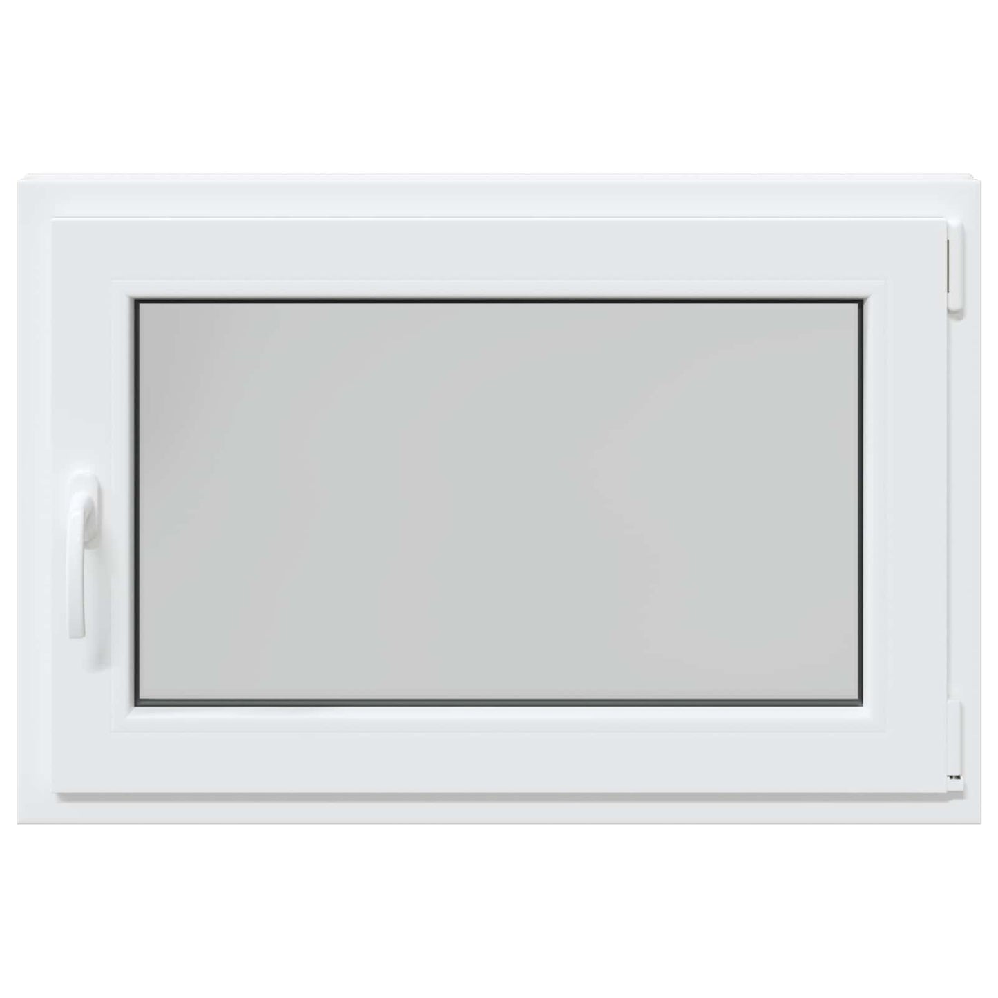 Παράθυρο Κάτω Στρώματος RISOR Λευκός 90 x 60 cm PVC και Γυαλί