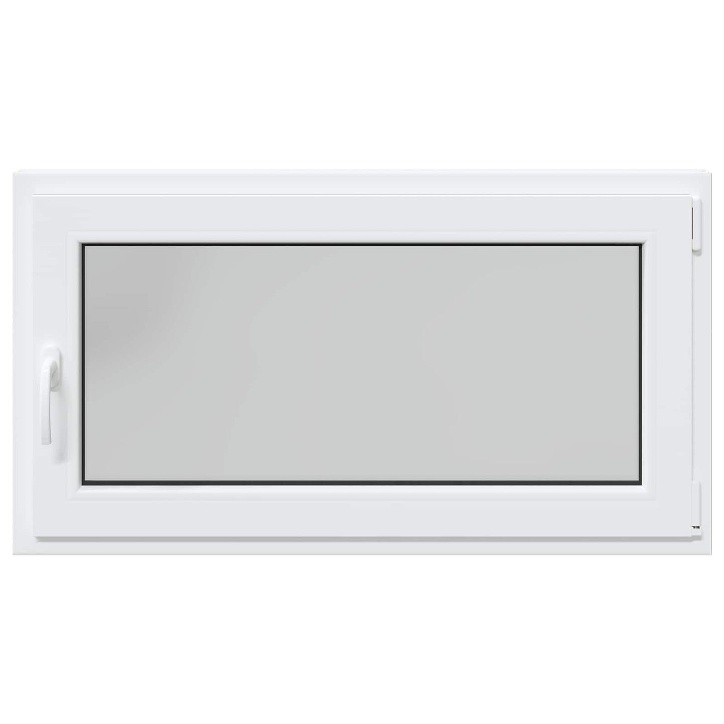 Παράθυρο Κάτω Στρώματος RISOR Λευκός 110 x 50 cm PVC και Γυαλί
