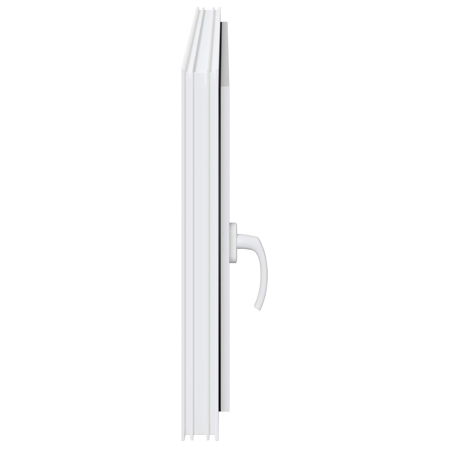 Παράθυρο Κάτω Στρώματος RISOR Λευκός 120 x 60 cm PVC και Γυαλί