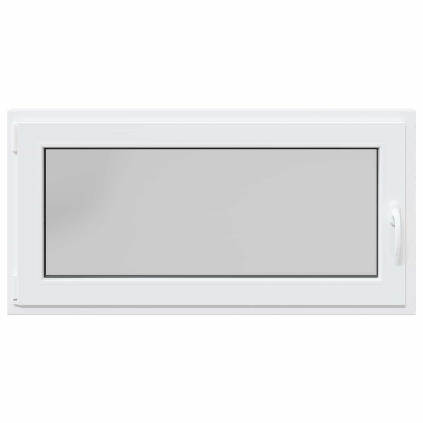 Παράθυρο Κάτω Στρώματος RISOR Λευκός 120 x 60 cm PVC και Γυαλί