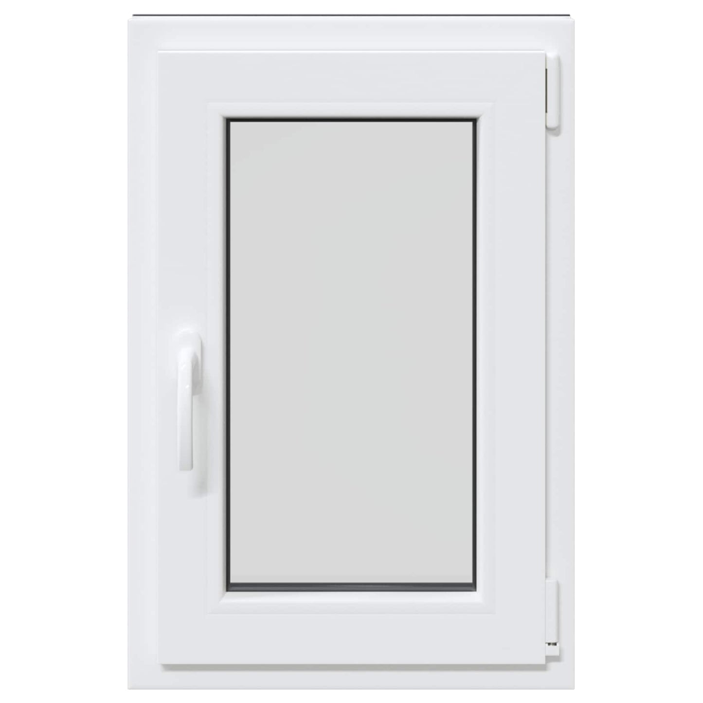 vidaXL Παράθυρο Κάτω Στρώματος RISOR 50 x 75 cm PVC και Γυαλί Ανθρακί