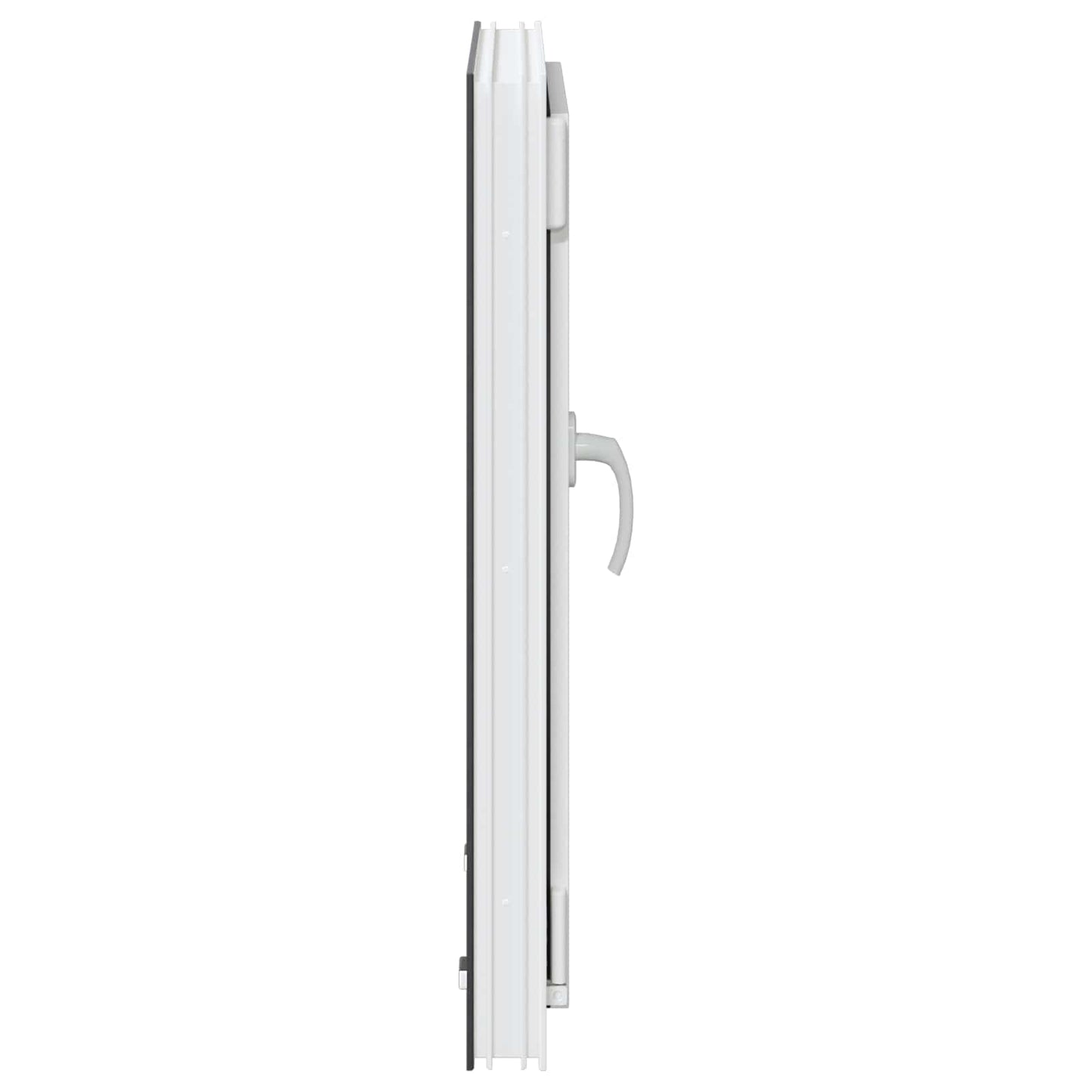 Παράθυρο Κάτω Στρώματος RISOR Ανθρακί 50 x 75 cm PVC και Γυαλί