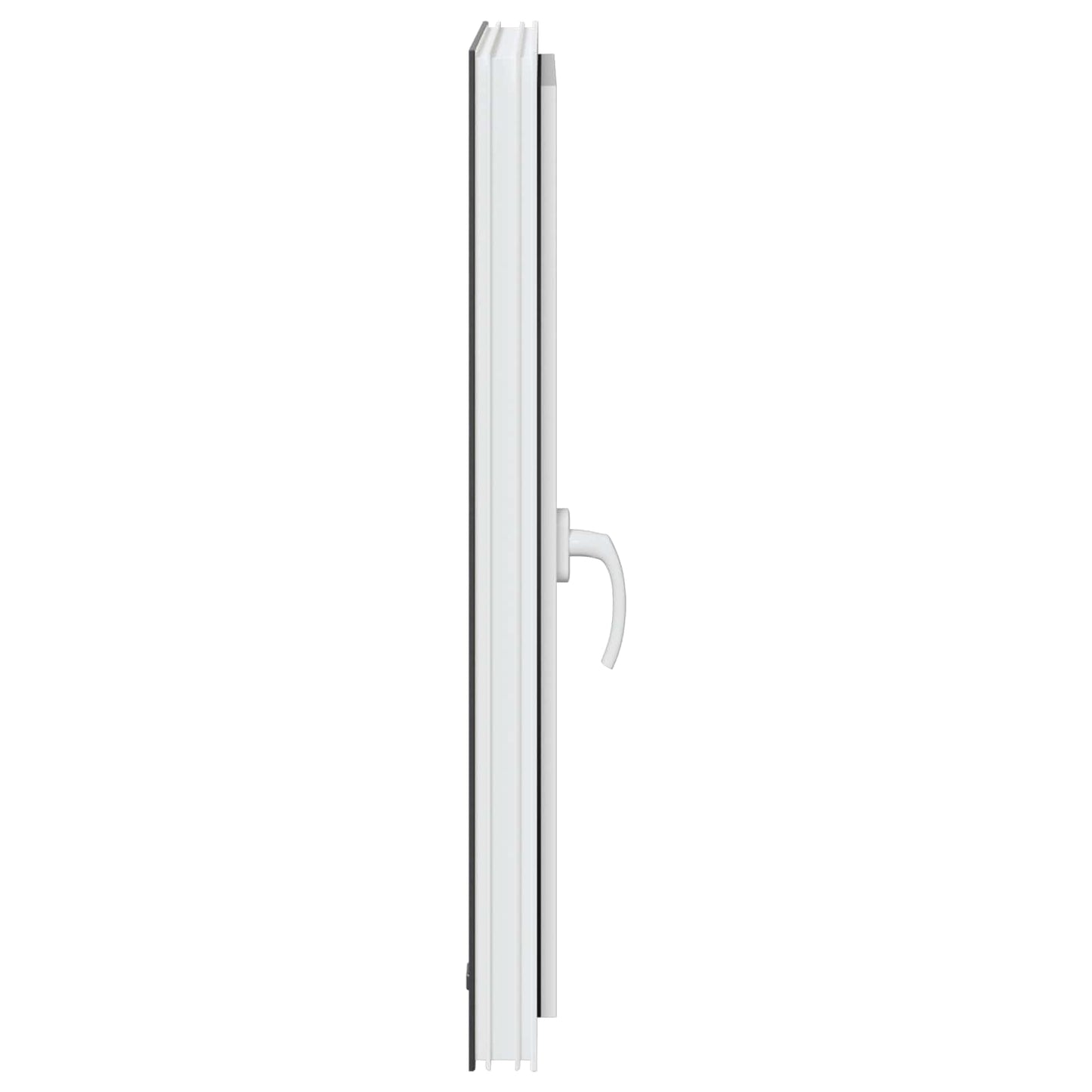 vidaXL Παράθυρο Κάτω Στρώματος RISOR 60 x 80 cm PVC και Γυαλί Ανθρακί