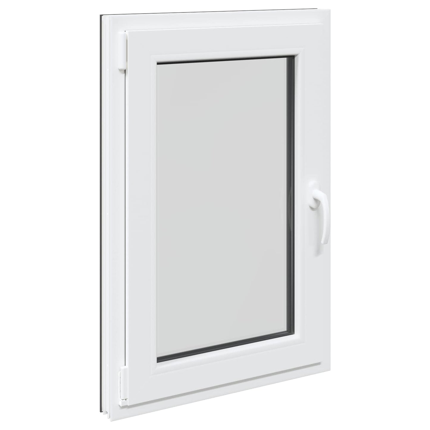 vidaXL Παράθυρο Κάτω Στρώματος RISOR 60 x 90 cm PVC και Γυαλί Ανθρακί