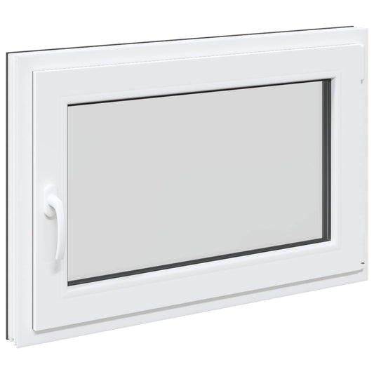 Παράθυρο Κάτω Στρώματος RISOR Ανθρακί 80 x 70 cm PVC και Γυαλί