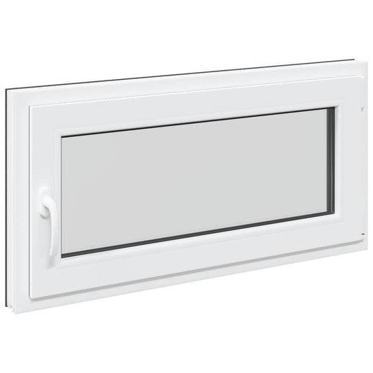 Παράθυρο Κάτω Στρώματος RISOR Ανθρακί 100 x 50 cm PVC και Γυαλί