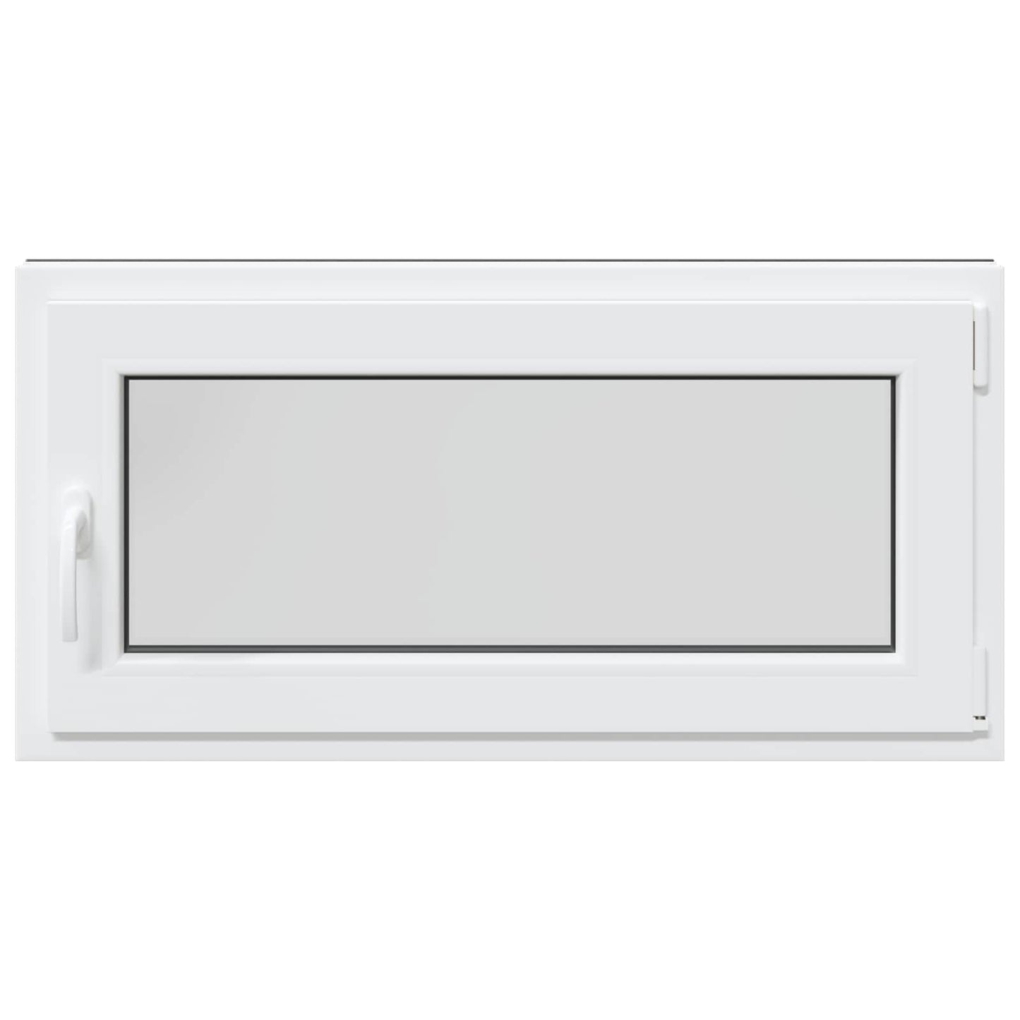 Παράθυρο Κάτω Στρώματος RISOR Ανθρακί 100 x 50 cm PVC και Γυαλί