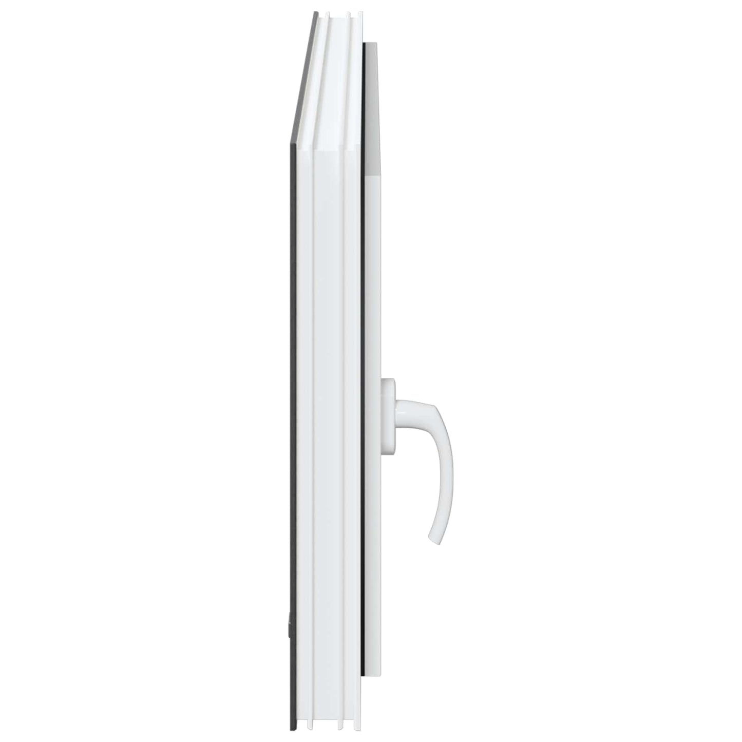 Παράθυρο Κάτω Στρώματος RISOR Ανθρακί 100 x 50 cm PVC και Γυαλί