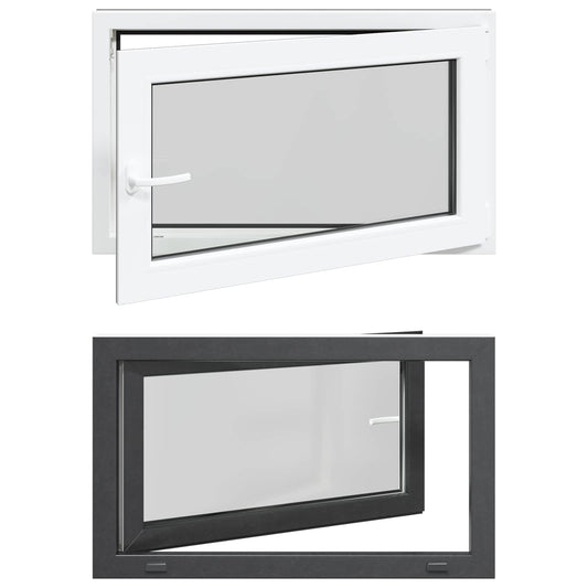 vidaXL Παράθυρο Υπογείου με Κλίση και Στροφή RISOR 100 x 60 cm