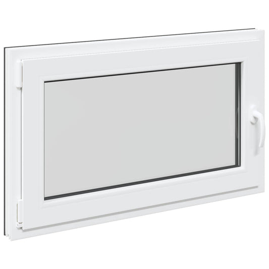 Παράθυρο Κάτω Στρώματος RISOR Ανθρακί 100 x 60 cm PVC και Γυαλί
