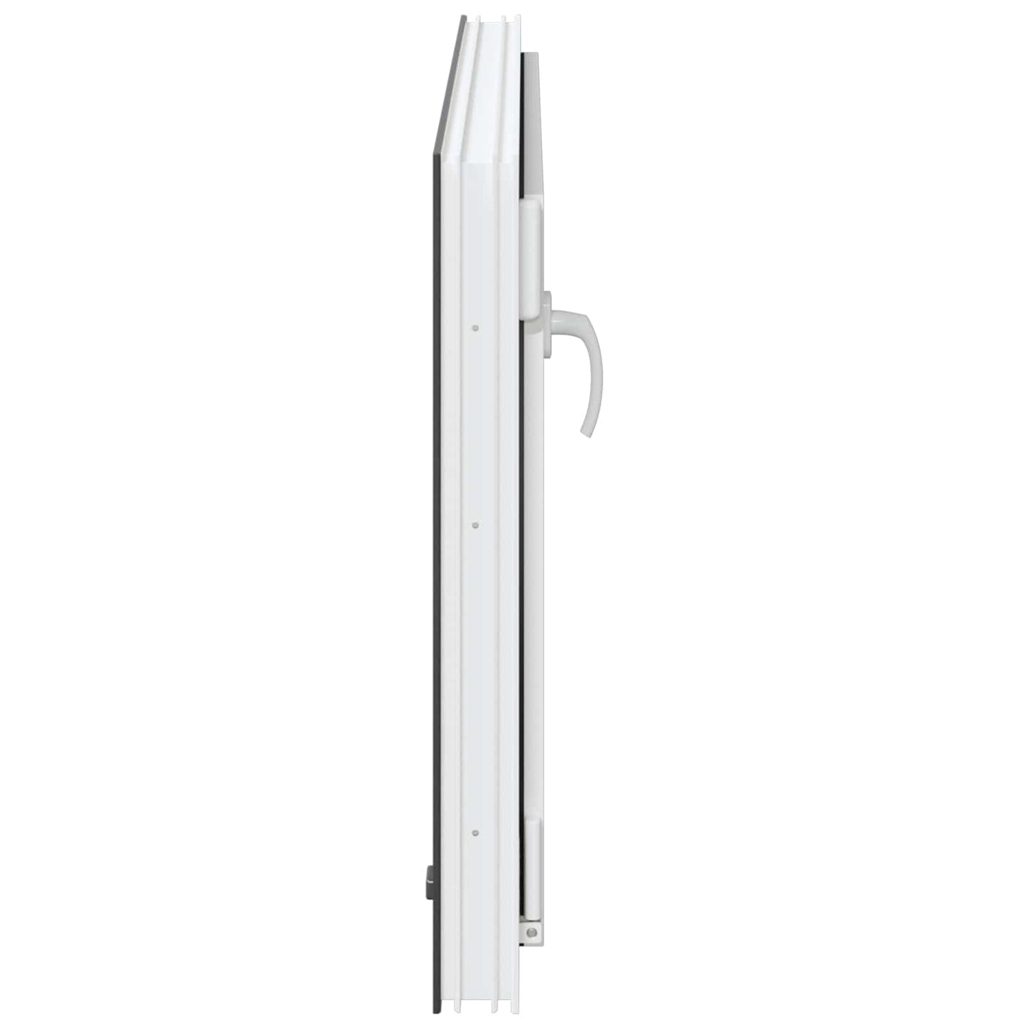 Παράθυρο Κάτω Στρώματος RISOR Ανθρακί 100 x 70 cm PVC και Γυαλί