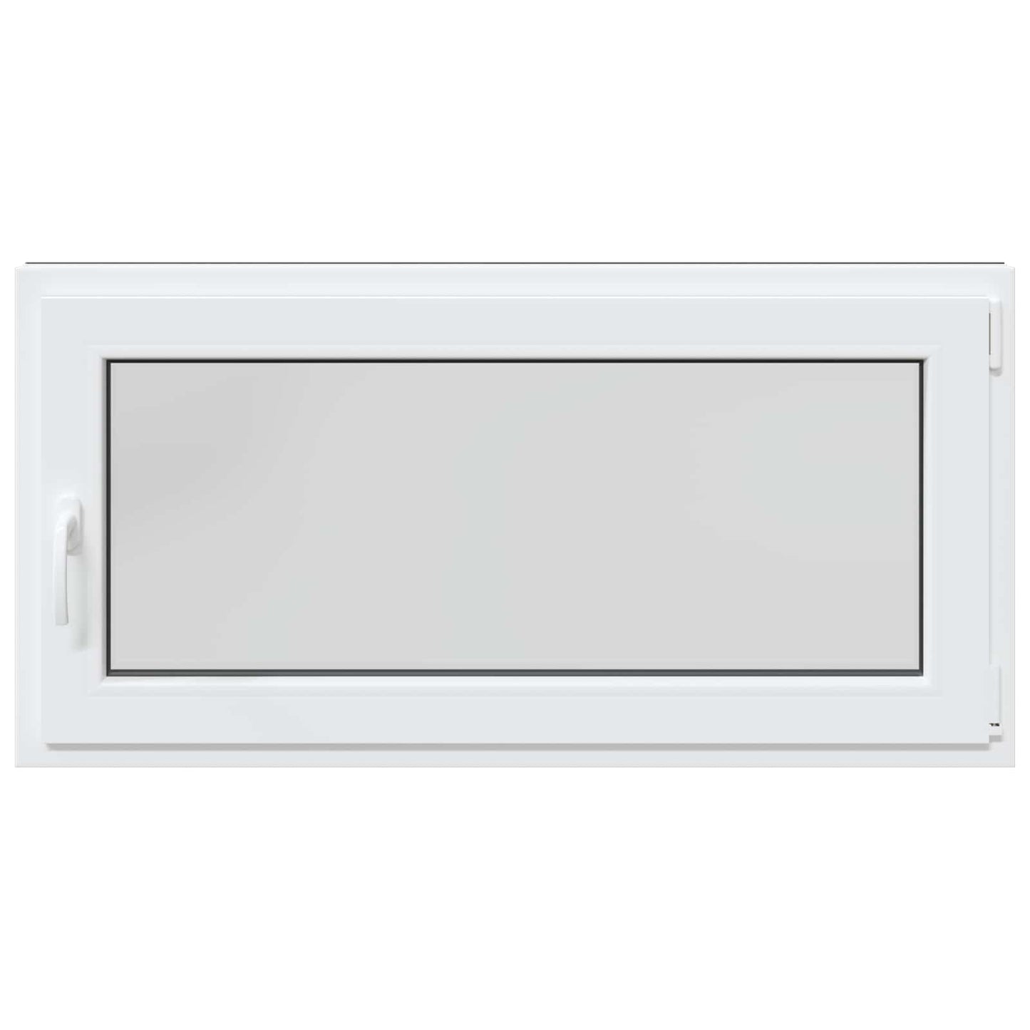 vidaXL Παράθυρο Κάτω Στρώματος RISOR 120 x 60 cm PVC και Γυαλί Ανθρακί