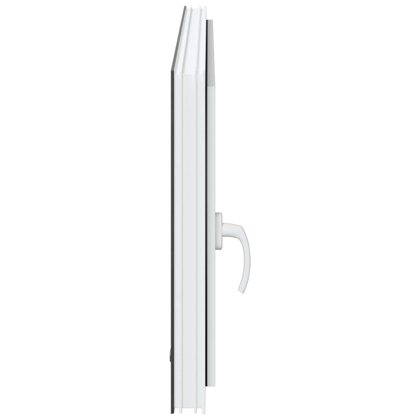 vidaXL Παράθυρο Κάτω Στρώματος RISOR 120 x 60 cm PVC και Γυαλί Ανθρακί