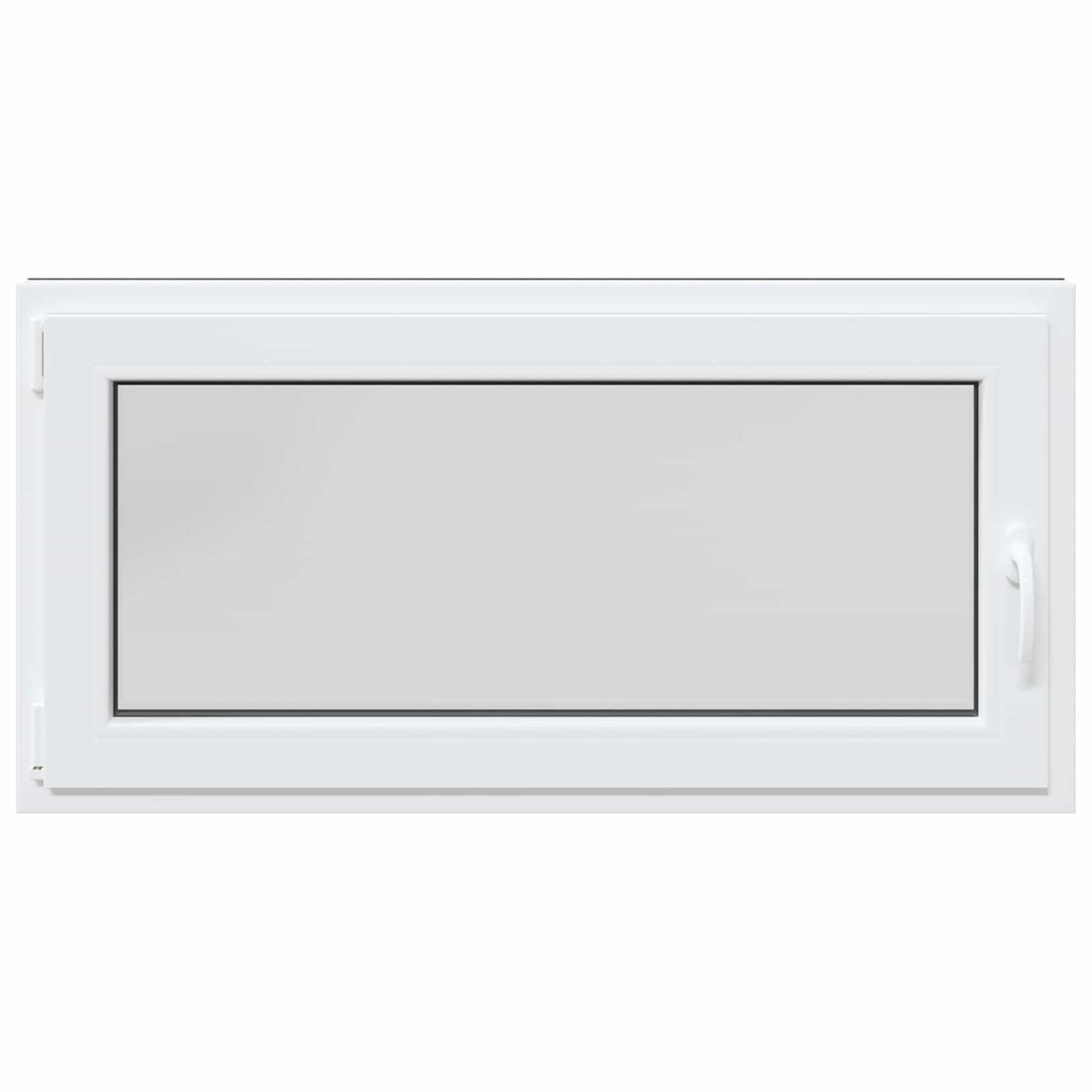 Παράθυρο Κάτω Στρώματος RISOR Ανθρακί 120 x 60 cm PVC και Γυαλί