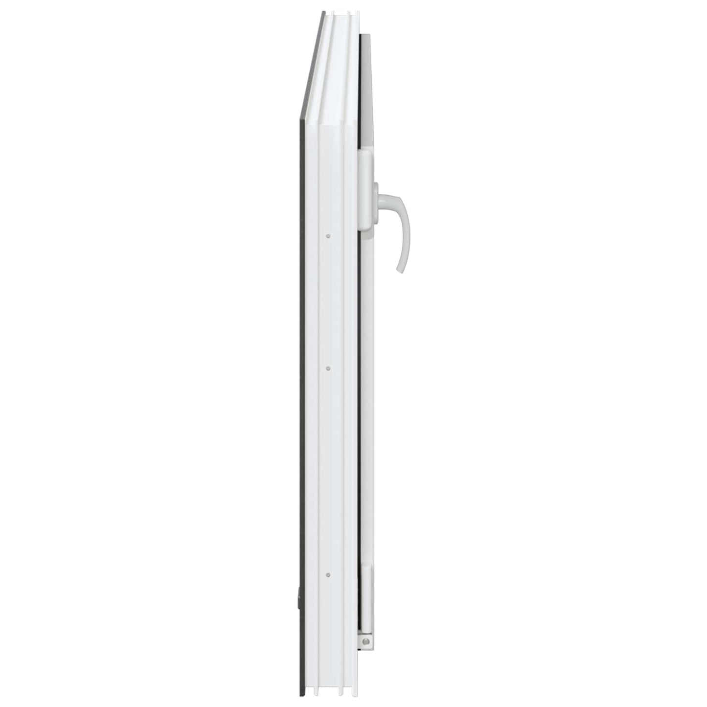 Παράθυρο Κάτω Στρώματος RISOR Ανθρακί 120 x 60 cm PVC και Γυαλί