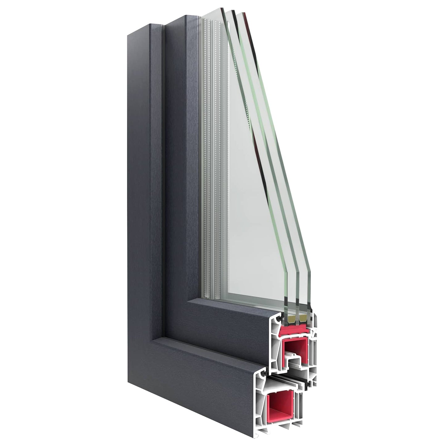 vidaXL Παράθυρο Υπογείου με Κλίση και Στροφή RISOR 50 x 75 cm