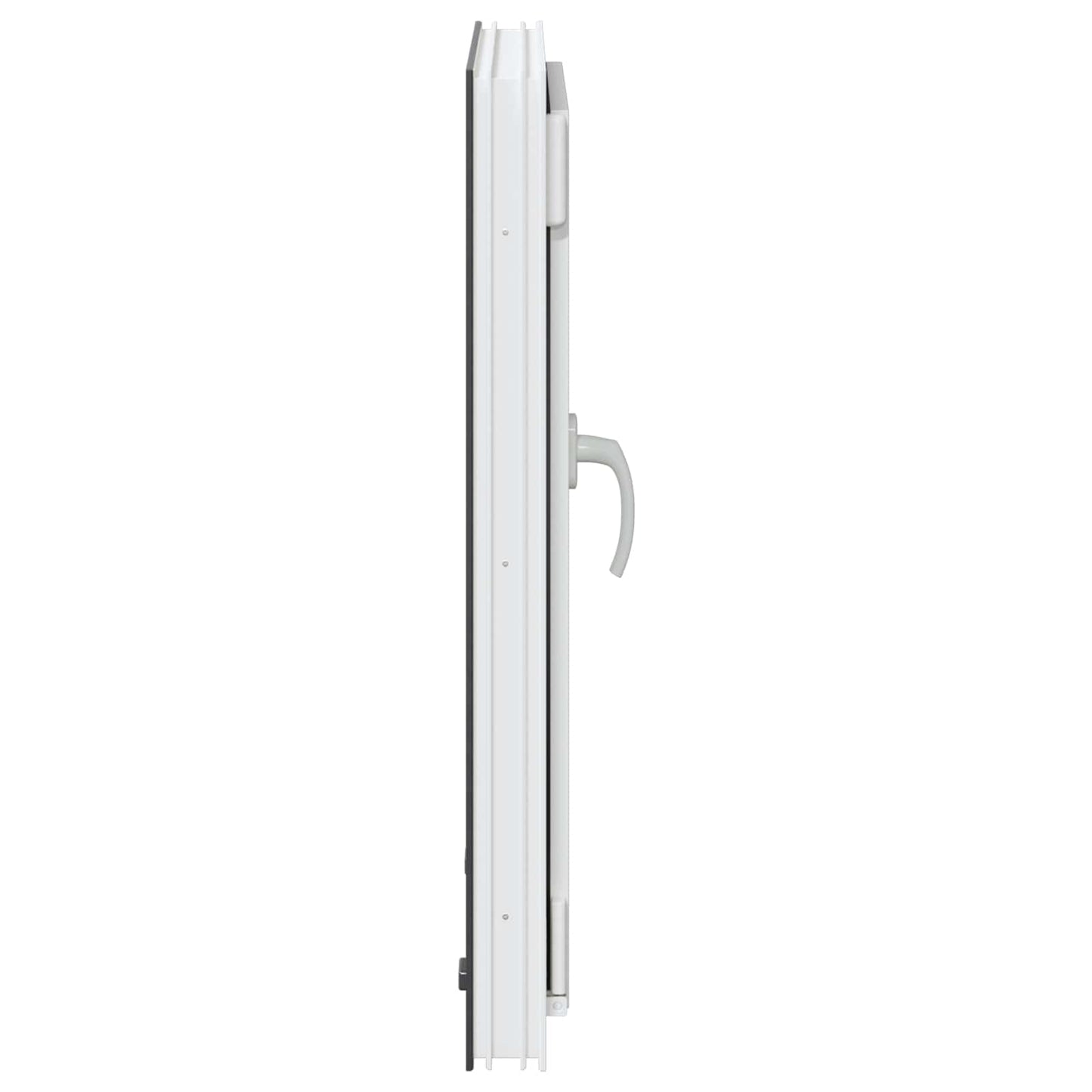 vidaXL Παράθυρο Κάτω Στρώματος RISOR 50 x 75 cm PVC και Γυαλί Ανθρακί