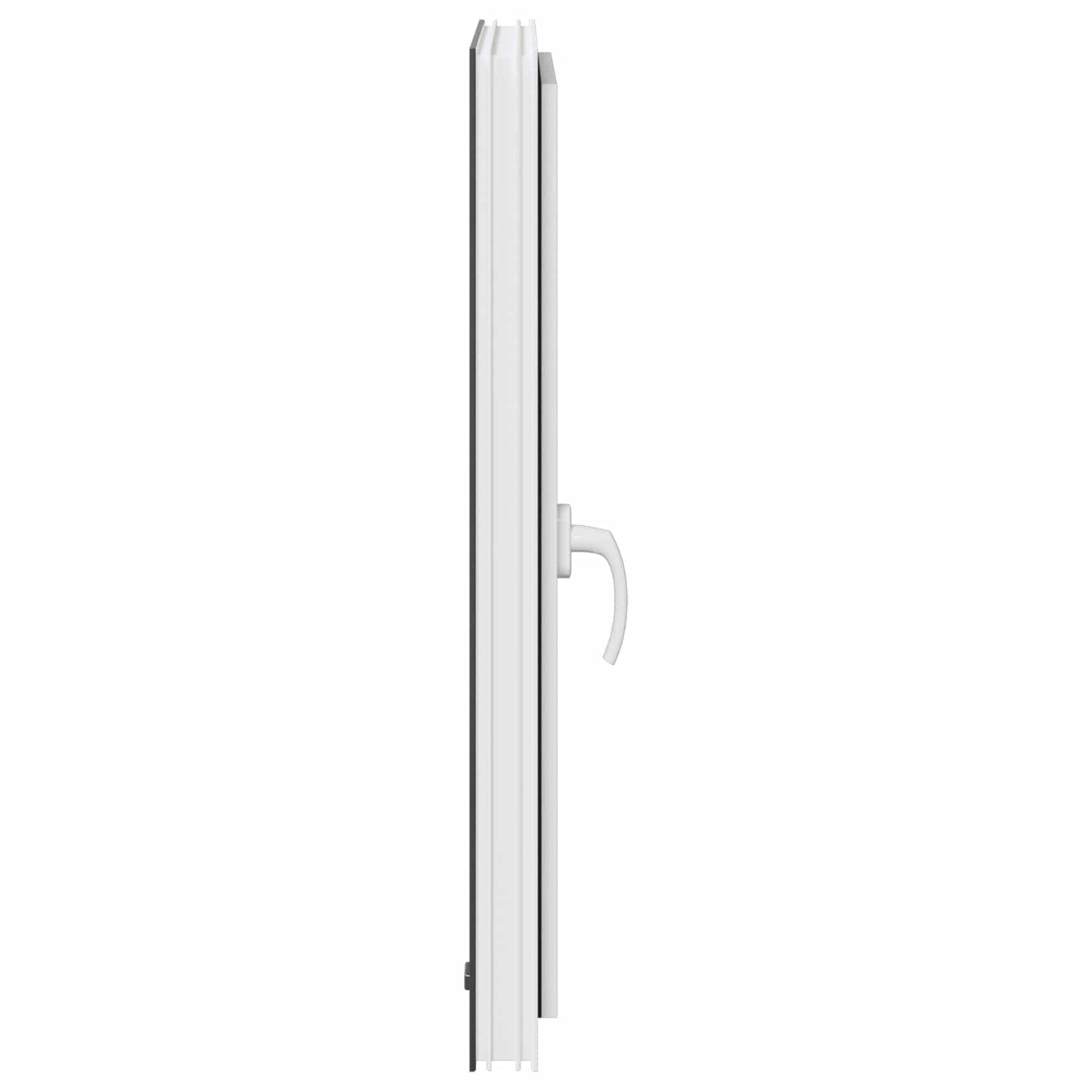 vidaXL Παράθυρο Κάτω Στρώματος RISOR 60 x 90 cm PVC και Γυαλί Ανθρακί