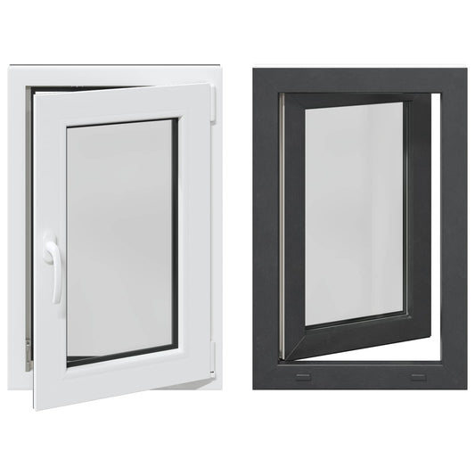 vidaXL Παράθυρο Υπογείου με Κλίση και Στροφή RISOR 60 x 90 cm