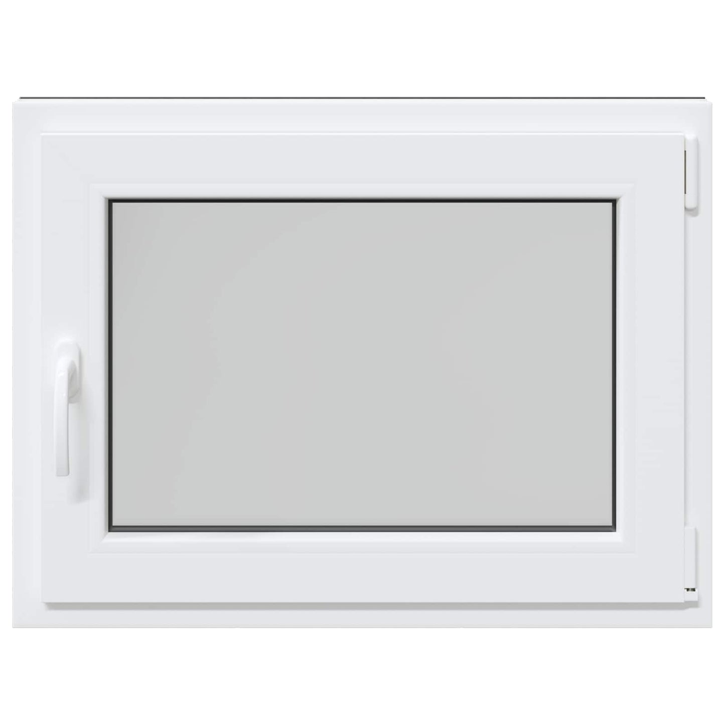 vidaXL Παράθυρο Κάτω Στρώματος RISOR 60 x 100 cm PVC και Γυαλί Ανθρακί