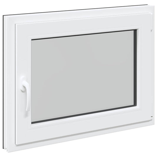 Παράθυρο Κάτω Στρώματος RISOR Ανθρακί 80 x 50 cm PVC και Γυαλί