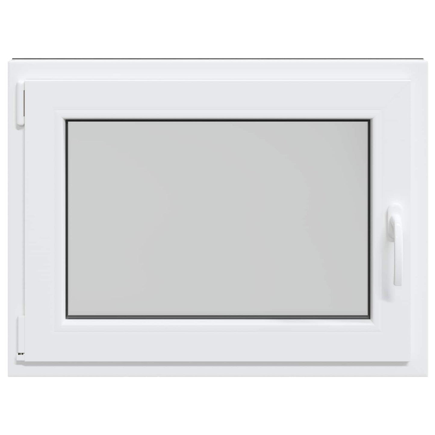 Παράθυρο Κάτω Στρώματος RISOR Ανθρακί 80 x 70 cm PVC και Γυαλί