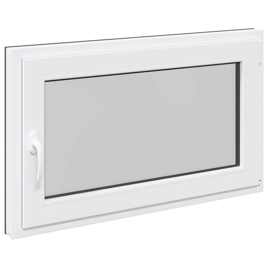 Παράθυρο Κάτω Στρώματος RISOR Ανθρακί 100 x 50 cm PVC και Γυαλί