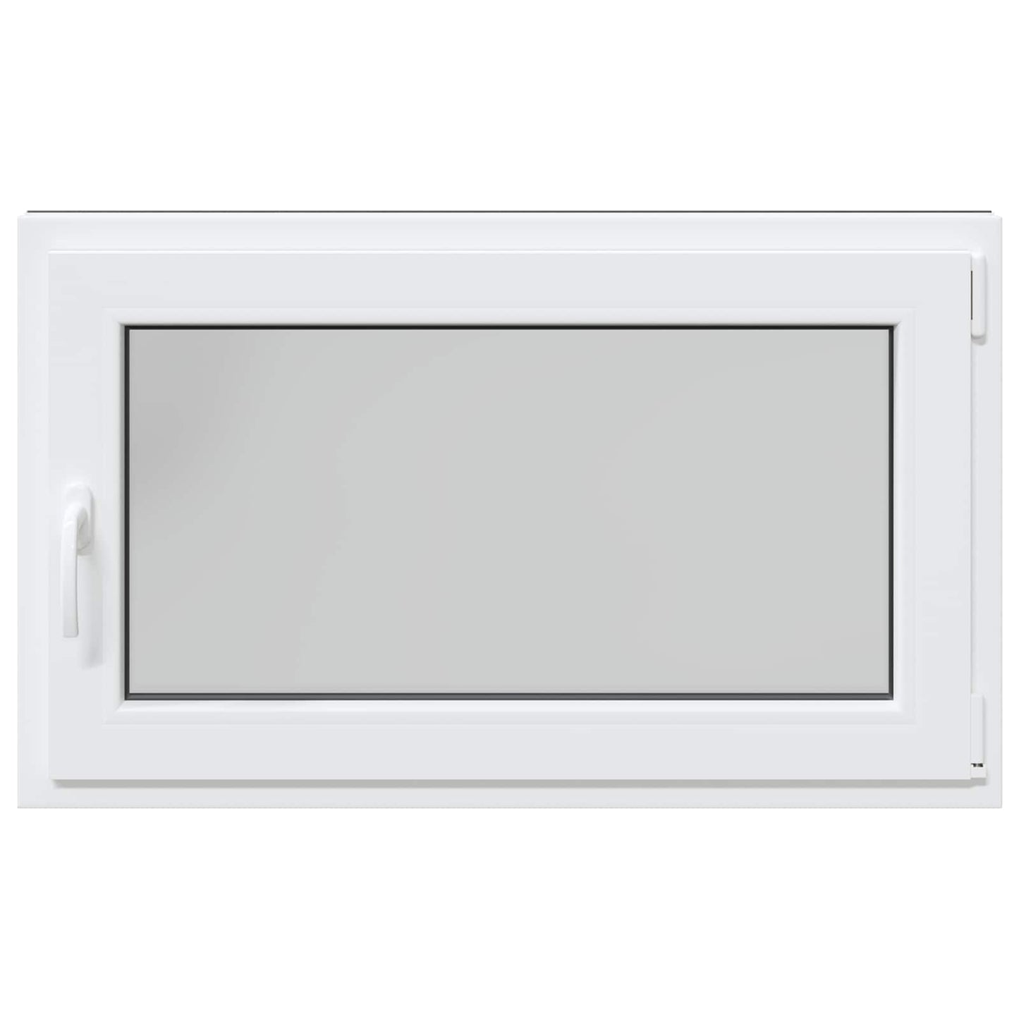 Παράθυρο Κάτω Στρώματος RISOR Ανθρακί 100 x 60 cm PVC και Γυαλί