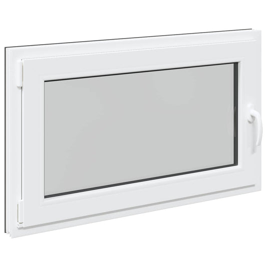 Παράθυρο Κάτω Στρώματος RISOR Ανθρακί 100 x 60 cm PVC και Γυαλί