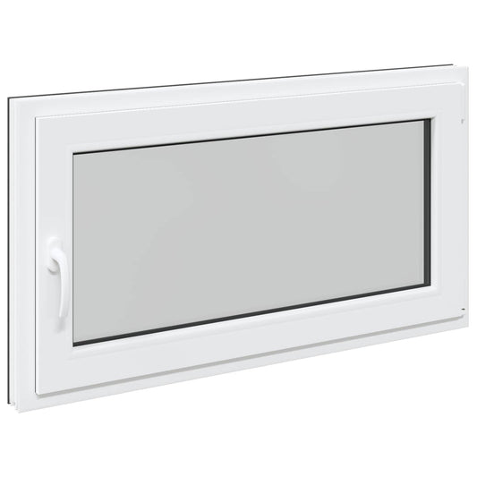 Παράθυρο Κάτω Στρώματος RISOR Ανθρακί 110 x 50 cm PVC και Γυαλί