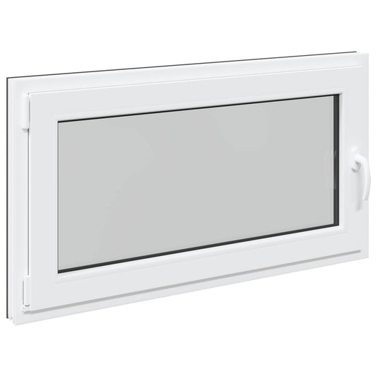 Παράθυρο Κάτω Στρώματος RISOR Ανθρακί 110 x 60 cm PVC και Γυαλί