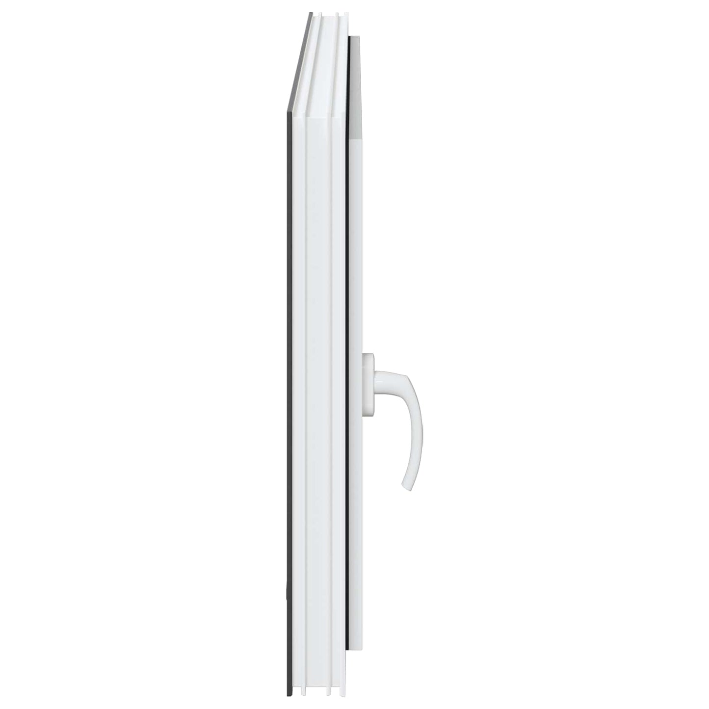 vidaXL Παράθυρο Κάτω Στρώματος RISOR 110 x 70 cm PVC και Γυαλί Ανθρακί