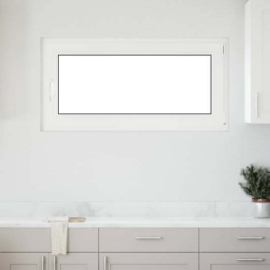 Παράθυρο Κάτω Στρώματος RISOR Ανθρακί 120 x 60 cm PVC και Γυαλί