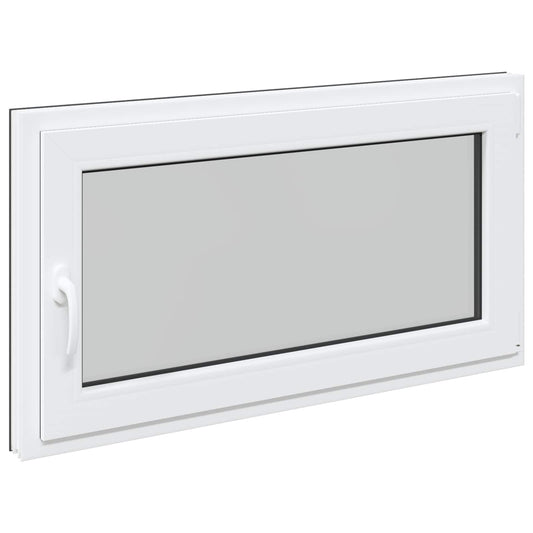 Παράθυρο Κάτω Στρώματος RISOR Ανθρακί 120 x 60 cm PVC και Γυαλί
