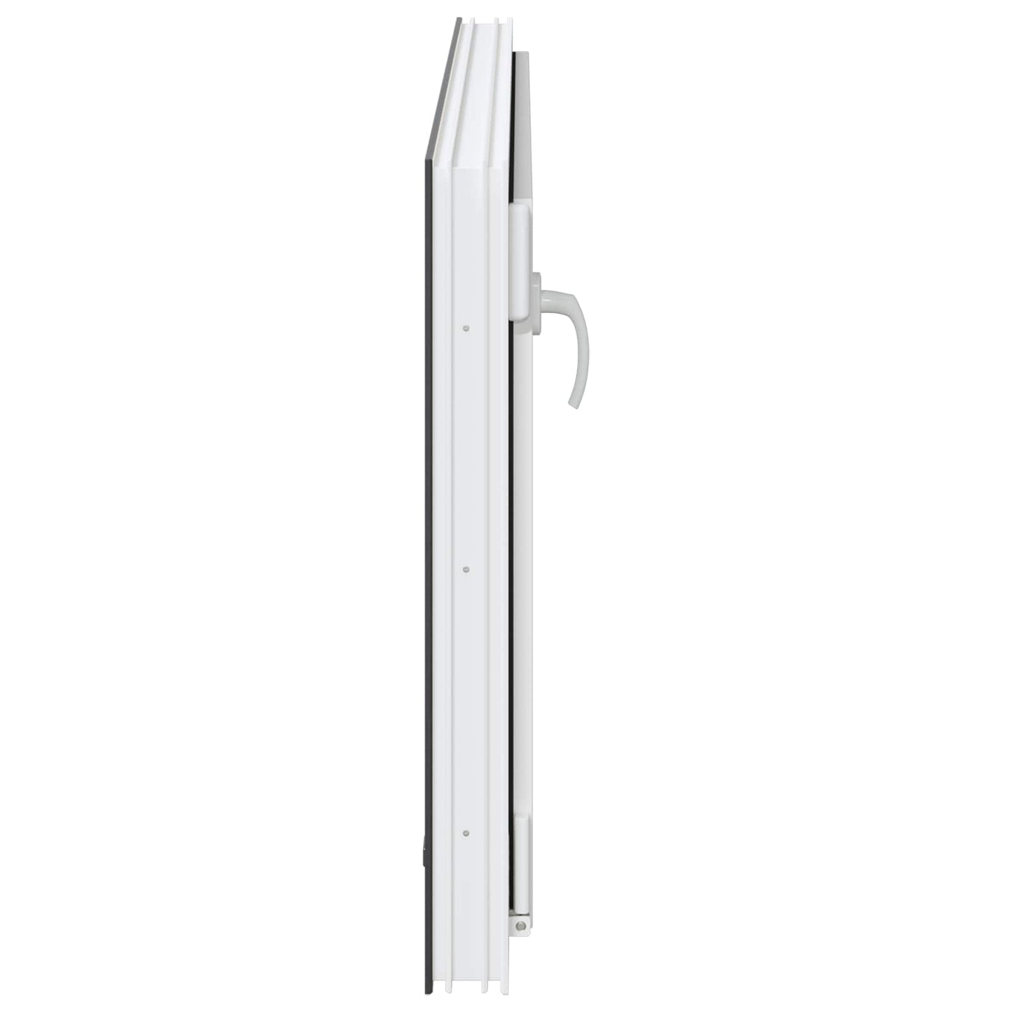 Παράθυρο Κάτω Στρώματος RISOR Ανθρακί 120 x 60 cm PVC και Γυαλί