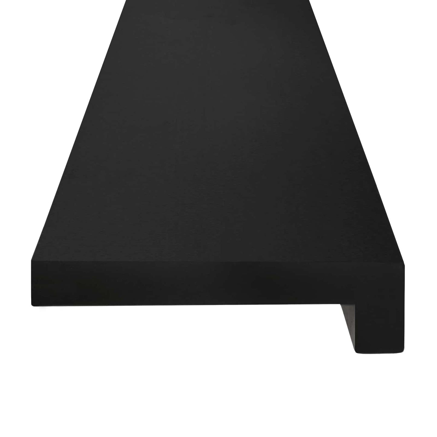 vidaXL Σκαλοπάτια 2 τεμ. 110 x 30 x 2 cm Μαύρο Στερεό ξύλο οξιάς
