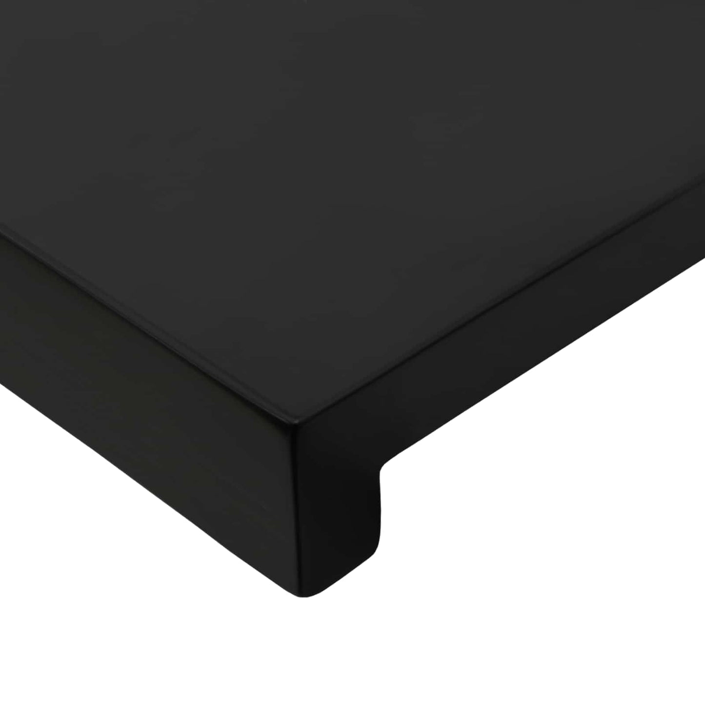 vidaXL Σκαλοπάτια 2 τεμ. 120 x 30 x 2 cm Μαύρο Στερεό ξύλο οξιάς