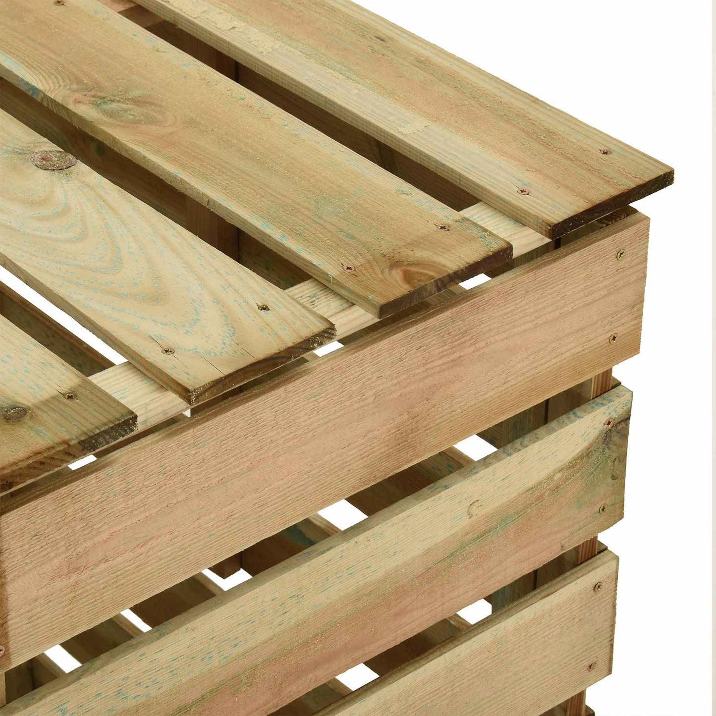 vidaXL Σχάρωμα Κήπου 4 pcs Πράσινο 110 x 58 x 113 εκ Μασίφ Ξύλο Πεύκου